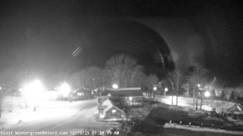 Weather camera view of Wintergreen Mtn. at 3600 ft. elev..
