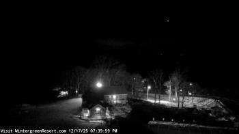Weather camera view of Wintergreen Mtn. at 3600 ft. elev..