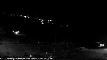 Weather camera view of Wintergreen Mtn. at 3600 ft. elev..