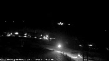 Weather camera view of Wintergreen Mtn. at 3600 ft. elev..