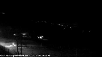Weather camera view of Wintergreen Mtn. at 3600 ft. elev..
