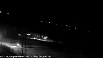 Weather camera view of Wintergreen Mtn. at 3600 ft. elev..