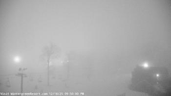 Weather camera view of Wintergreen Mtn. at 3600 ft. elev..