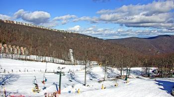 Weather camera view of Wintergreen Mtn. at 3600 ft. elev..