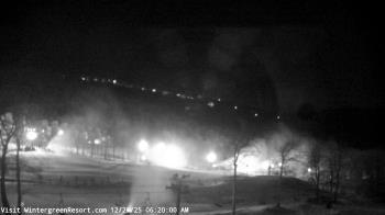 Weather camera view of Wintergreen Mtn. at 3600 ft. elev..