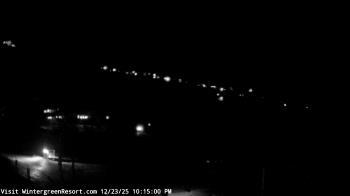 Weather camera view of Wintergreen Mtn. at 3600 ft. elev..