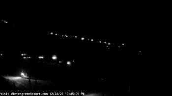 Weather camera view of Wintergreen Mtn. at 3600 ft. elev..