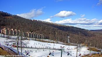 Weather camera view of Wintergreen Mtn. at 3600 ft. elev..