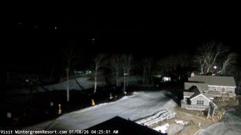 Weather camera view of Wintergreen Mtn. at 3600 ft. elev..