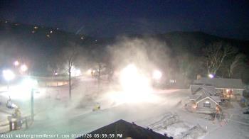 Weather camera view of Wintergreen Mtn. at 3600 ft. elev..