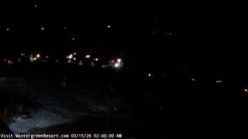 Weather camera view of Wintergreen Mtn. at 3600 ft. elev..