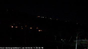 Weather camera view of Wintergreen Mtn. at 3600 ft. elev..