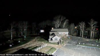 Weather camera view of Wintergreen Mtn. at 3600 ft. elev..