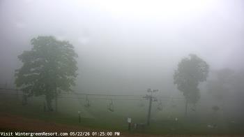 Weather camera view of Wintergreen Mtn. at 3600 ft. elev..