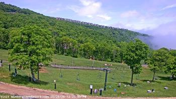 Weather camera view of Wintergreen Mtn. at 3600 ft. elev..