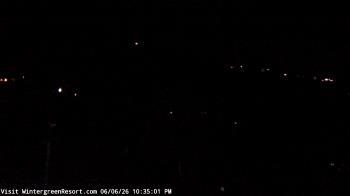 Weather camera view of Wintergreen Mtn. at 3600 ft. elev..
