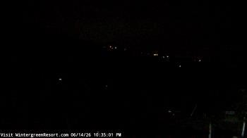 Weather camera view of Wintergreen Mtn. at 3600 ft. elev..