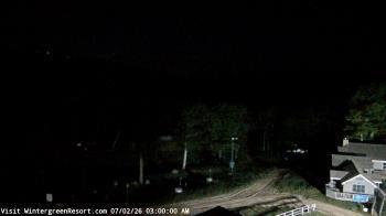 Weather camera view of Wintergreen Mtn. at 3600 ft. elev..