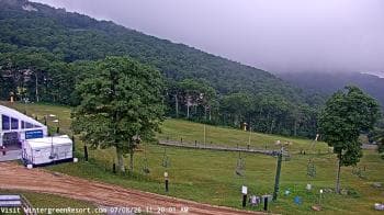 Weather camera view of Wintergreen Mtn. at 3600 ft. elev..
