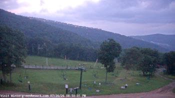 Weather camera view of Wintergreen Mtn. at 3600 ft. elev..