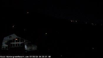 Weather camera view of Wintergreen Mtn. at 3600 ft. elev..