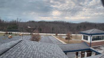 Weather camera view of Wrigley Elementary School.