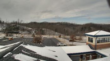 Weather camera view of Wrigley Elementary School.