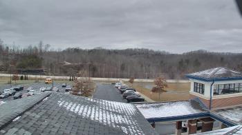 Weather camera view of Wrigley Elementary School.