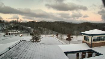 Weather camera view of Wrigley Elementary School.