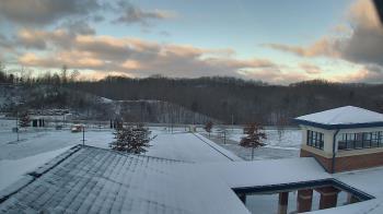 Weather camera view of Wrigley Elementary School.