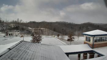 Weather camera view of Wrigley Elementary School.