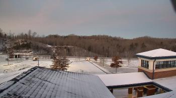 Weather camera view of Wrigley Elementary School.