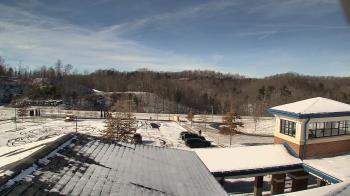 Weather camera view of Wrigley Elementary School.