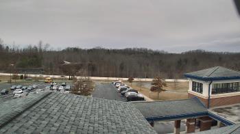 Weather camera view of Wrigley Elementary School.