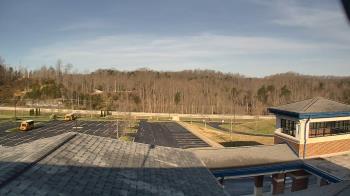 Weather camera view of Wrigley Elementary School.