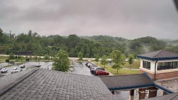 Weather camera view of Wrigley Elementary School.