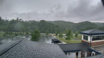 Weather camera view of Wrigley Elementary School.