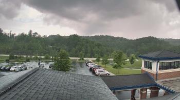 Weather camera view of Wrigley Elementary School.