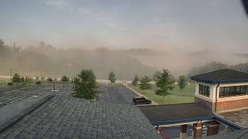 Weather camera view of Wrigley Elementary School.