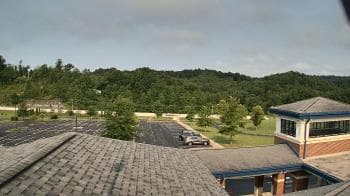 Weather camera view of Wrigley Elementary School.