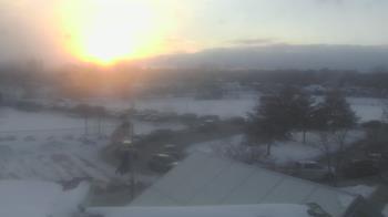 Weather camera view of Waterville Senior High School.