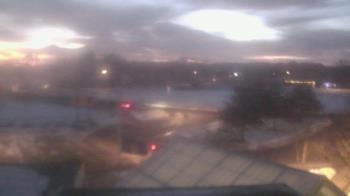 Weather camera view of Waterville Senior High School.