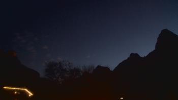Weather camera view of Zion Canyon Village.