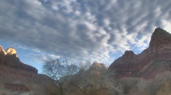 Weather camera view of Zion Canyon Village.