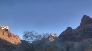 Weather camera view of Zion Canyon Village.