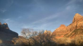 Weather camera view of Zion Canyon Village.