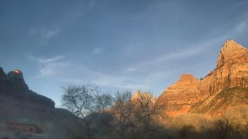 Weather camera view of Zion Canyon Village.