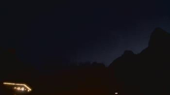 Weather camera view of Zion Canyon Village.