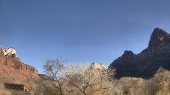 Weather camera view of Zion Canyon Village.