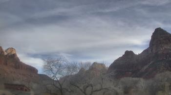 Weather camera view of Zion Canyon Village.